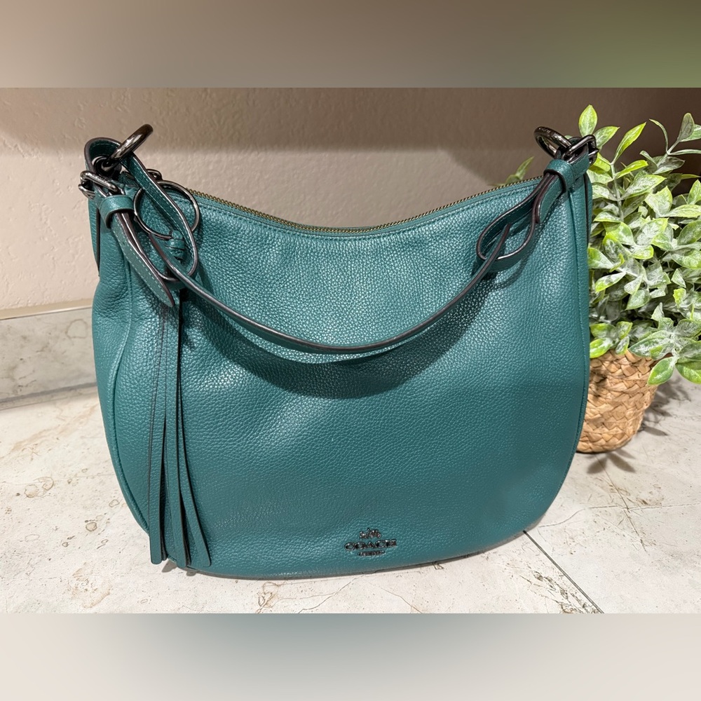 Coach Teal Hobo Bag